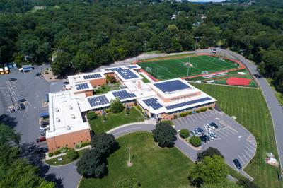Our beautiful campus from above